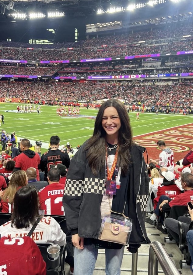A FanVoyage traveller at a live event