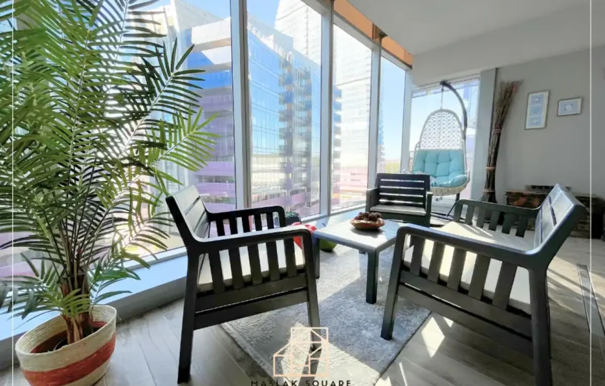 Maslak Square Serenity: Central Luxury Retreat